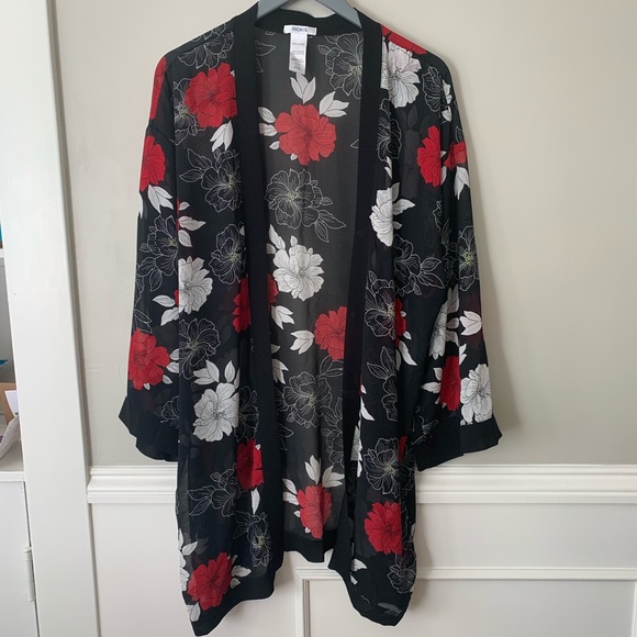 Ricki's Tops - Ricki’s Open Front Kimono
